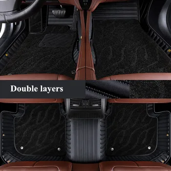 Visoka kvaliteta! Običaj jelovnik za poseban program auto-tepisi za Mercedes Benz GLE 250d 300d 350 400 450 2019-2015 snažan dual-layer tepiha