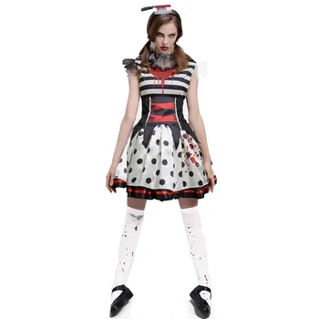 Kostim Za Halloween Duh Mladenke Odijela Klaun Djevojka Žene Srednjovjekovni Vampir Cosplay Haljina Užas Strašna Svečana Odjeća