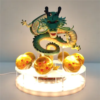 Dragon Ball Z Shenron Anime Figure Kristalnu Kuglu DIY noćno svjetlo DBZ Figurica Model USB DBZ Shenlong Lampara Dječje Igračke