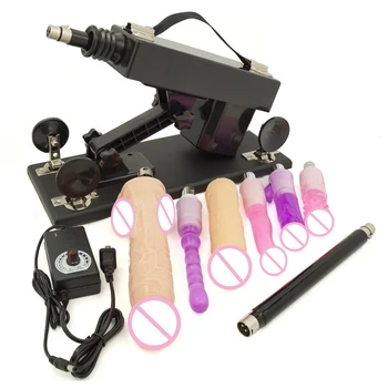 GRUBO ZVIJER Seks-mašina za Žene Automatski Vibrator uz Dildo Šalica Za Masturbaciju Teleskopski Pumpanje Pištolj Seks-Igračke za Odrasle Stroj