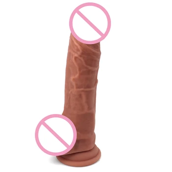 Veliki Veličina Mekih Realan Dildo Umjetni Penis Dick Silikonski Dildo Penis sisanje čaša G Spot Potiču Seks Igračke za Žene